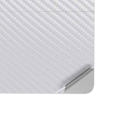 White Carbon Fiber Specialty Texture Material Surface Laptop Studio Skin